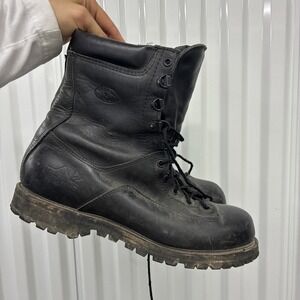 Matterhorn Boots Gore-Tex Thinsulate Combat Leather Black Size Mens 11.5